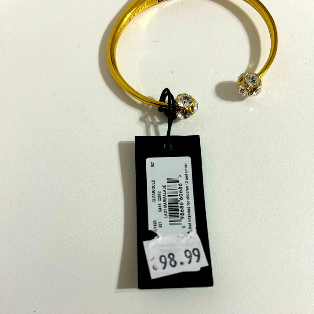 Kate Spade Crystal Lady‎ Open Cuff Bracelet - Picture 5 of 5